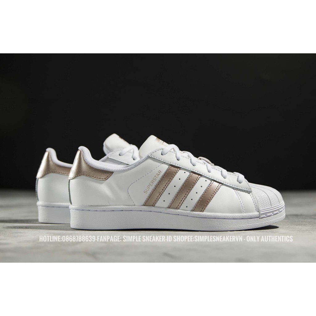 Giày Adidas Nam Chính Hãng Superstar 🔴FREESHIP🔴 Giảm 50K Khi Nhập Mã [ADIDASNU] Giày Adidas Superstar Gold Auth