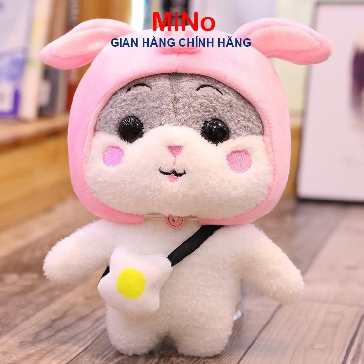 [ Mua ngay nhận ưu đãi của TINI ] Gấu Bông Chuột Hamster Cosplay 4 Kiểu Dễ Thương MINO STORE