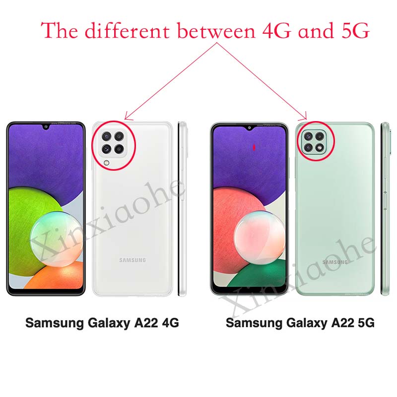 Ốp điện thoại chống sốc chống rơi in họa tiết hoạt hình đáng yêu cho Samsung Galaxy A22 4G 5G 2021 Samsung A22 5G
