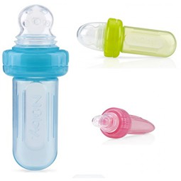 Bình Nhai Chống Hóc Silicone Nuby cao cấp