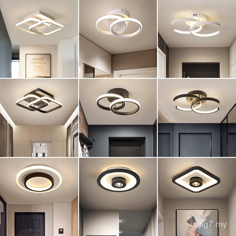 Đèn led Gắn Trần Nhà Phong Cách Bắc Âu Trang Trí Hành Lang/ Lối Đi/Ban Công/Phòng Ngủ