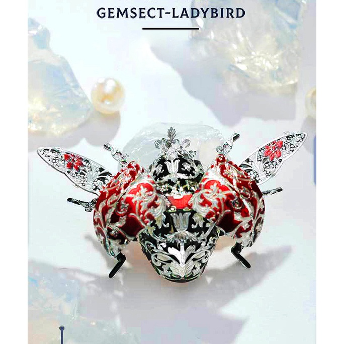 Mô Hình Lắp Ghép 3D Kim Loại bộ côn trùng trang sức hoàng gia