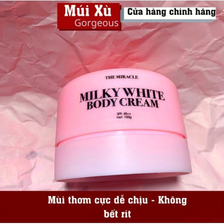 KEM BODY HỒNG SỮA BÒ MÚI XÙ GORGEOUS 150GR