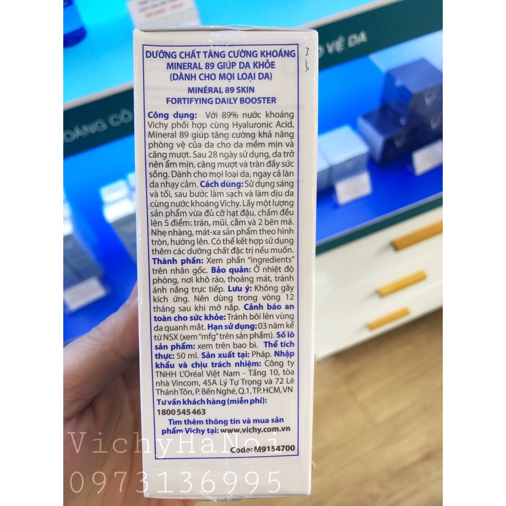  Dưỡng chất giàu khoáng chất Mineral 89 Vichy Mineral 89 50ml | BigBuy360 - bigbuy360.vn