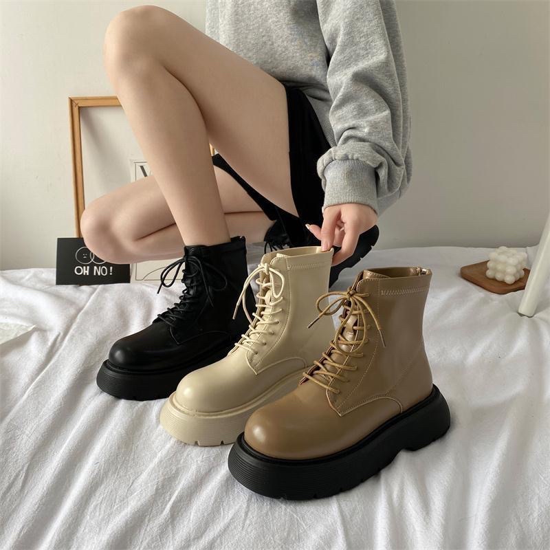 BOOT THẤP CỔ ĐAN DÂY