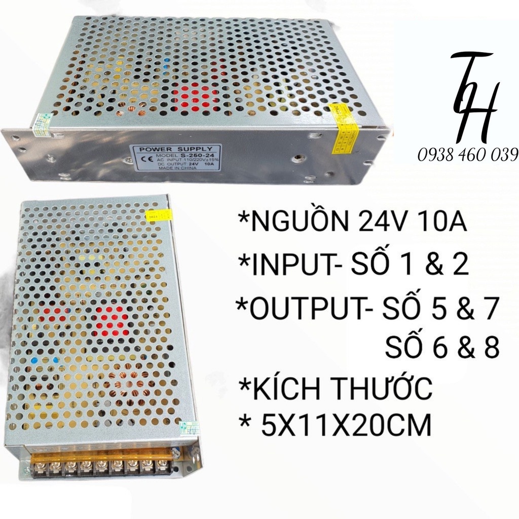Nguồn tổ ong 24v- 3A,5A,10A,15A,20A