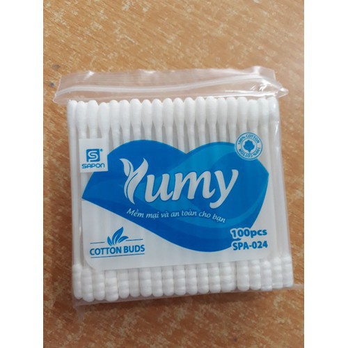 YUMY tăm bông cao cấp người lớn gói 100 que