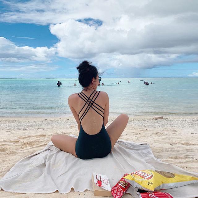 Bikini đan lưng cá tính( kèm hình thật)