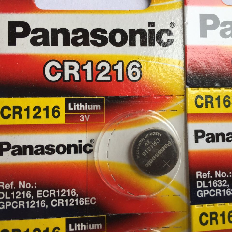 Vỉ 5 viên pin cúc Panasonic CR1216- CR1632- CR2016- CR2025- CR2032