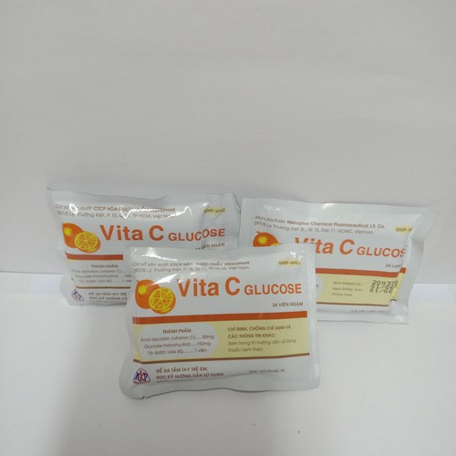 3 gói kẹo Vita C bổ sung vitamin C