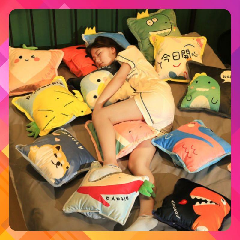 QUÀ TẶNG BỘ CHĂN VÀ GỐI MỀN TỰA LƯNG,VĂN PHÒNG,DU LỊCH