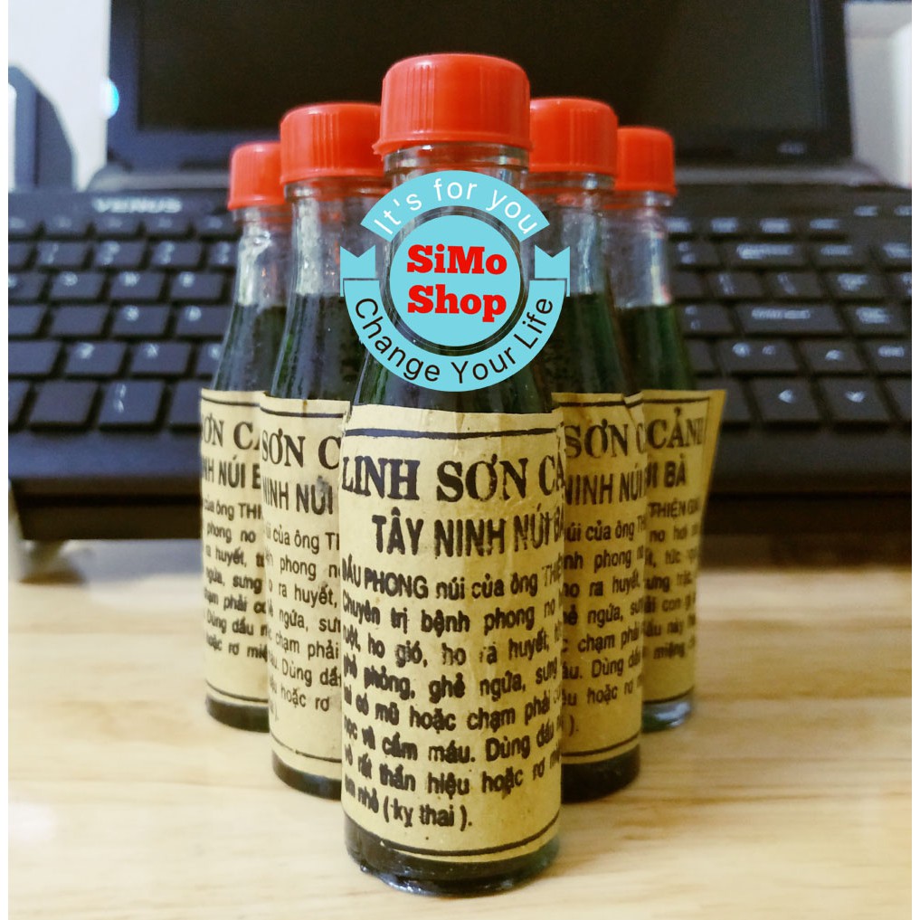 1 Chai Dầu Phong Linh Sơn Cảnh 30ml (chai Thủy Tinh lớn) - Mẫu mới 2019