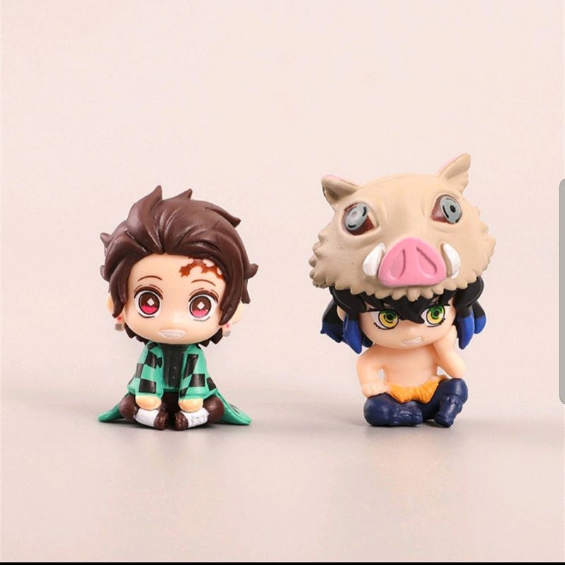 Mô hình Kimetsu No Yaiba Demon Slayer Thanh gươm diệt quỷ: Tanjiro Zenitsu Inosuke Nezuko Rengoku