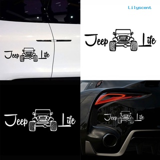 Decal dán trang trí thân xe hơi jeep life