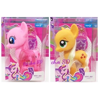 Ngựa pony - combo Hồng và cam