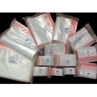 500g Túi zip chỉ đỏ đủ size