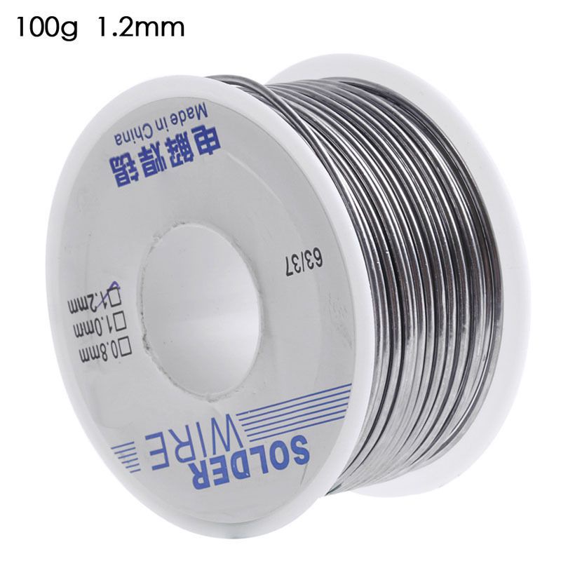 Cuộn dây hàn thiếc lõi 63/37 cỡ 1.2mm 100g
