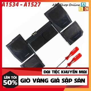 🎁 Pin MacBook Pro 12'' Retina 12 inch 1527 1534 A1527 A1534, MF855, MF865, 1705 MK4M2 early 2015 - 6 CELL 7.55V 39.71Wh