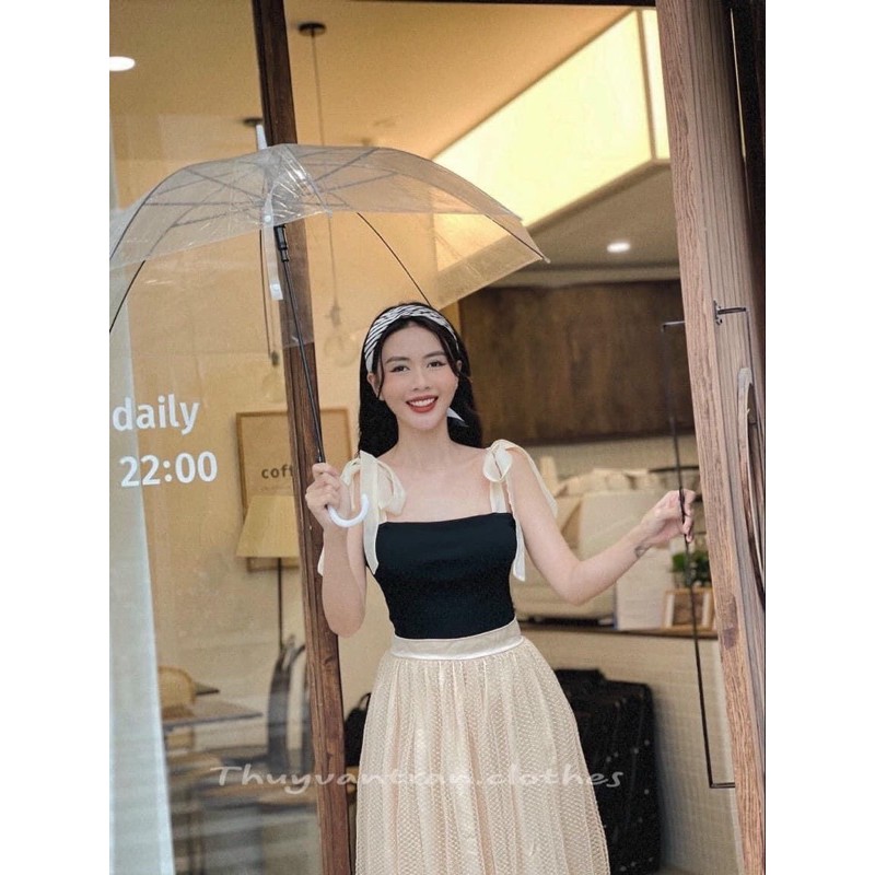 Áo hai dây buộc dây nơ vai HOT