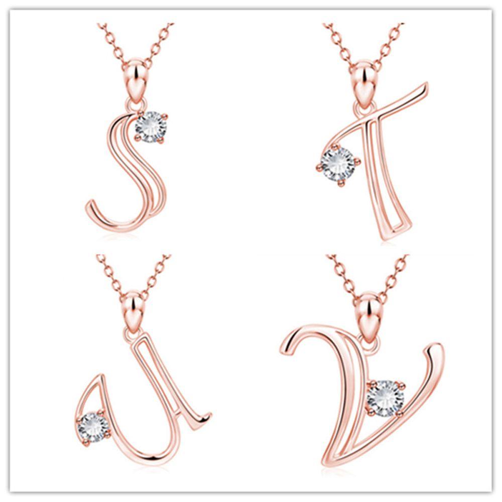 Vòng cổ Mặt Chữ LEILY Và Hoa Hồng|Vòng cổ Mặt Chữ Cái Từ A-Z