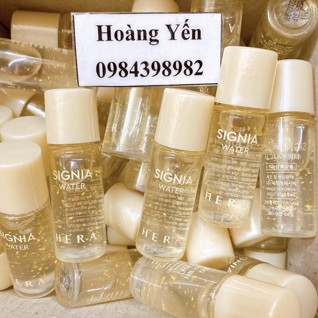 Cặp nước hoa hồng 5ml + sữa dưỡng 5ml Hera tái sinh (Date 2022-2023)