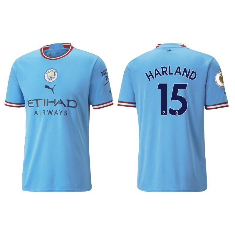 Áo Thun Thể Thao Nam Nữ In Hình Đội Bóng Ellen 2022-2023 Manchester City No.15