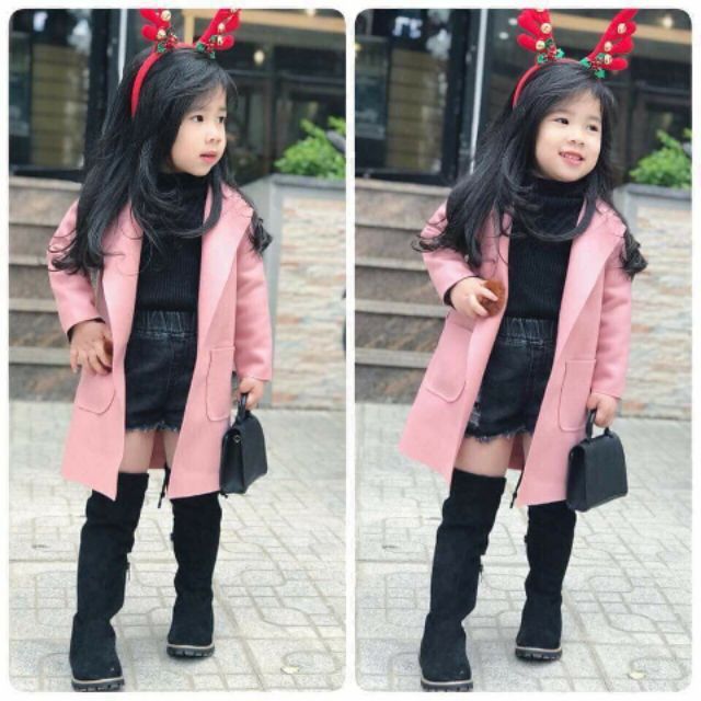 Áo dạ bé gái Quảng Châu