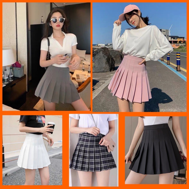 [quà tặng là 1 gói thơm quần áo bạn nhé] chân váy xoè, chân váy xếp ly siêu hot hit các bạn trẻ đang săn lùng