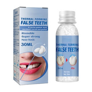 30ml For Temporary Fixing DIY Fake Daily Moldable Solid Gel Denture Prop Prototyping Teeth Repair Granule