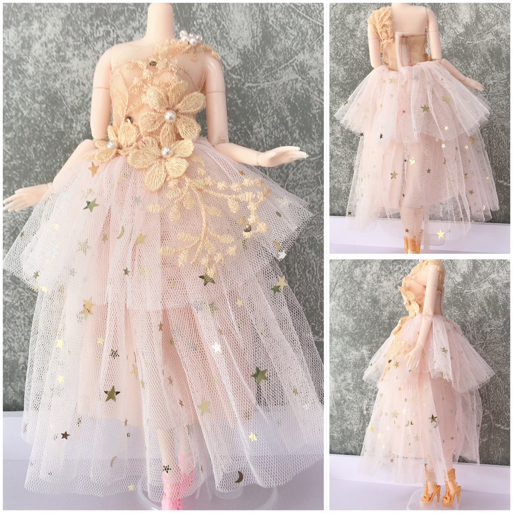 Váy Đầm Váy Cưới Thiết Kế dành riêng cho búp bê 30cm