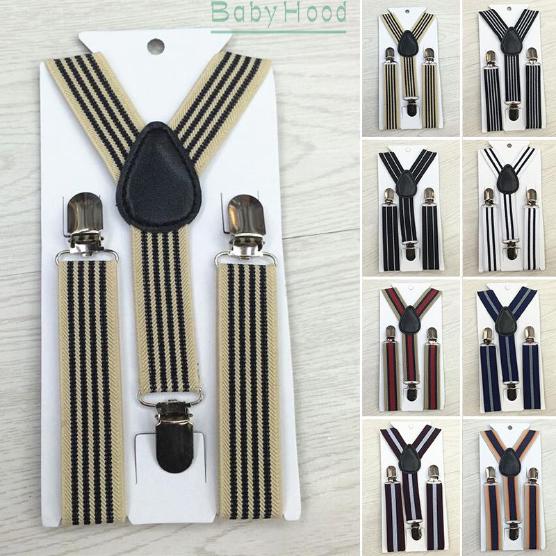 Dây đai cố định quần hình chữ Y in kẻ sọc thời trang cho bé trai