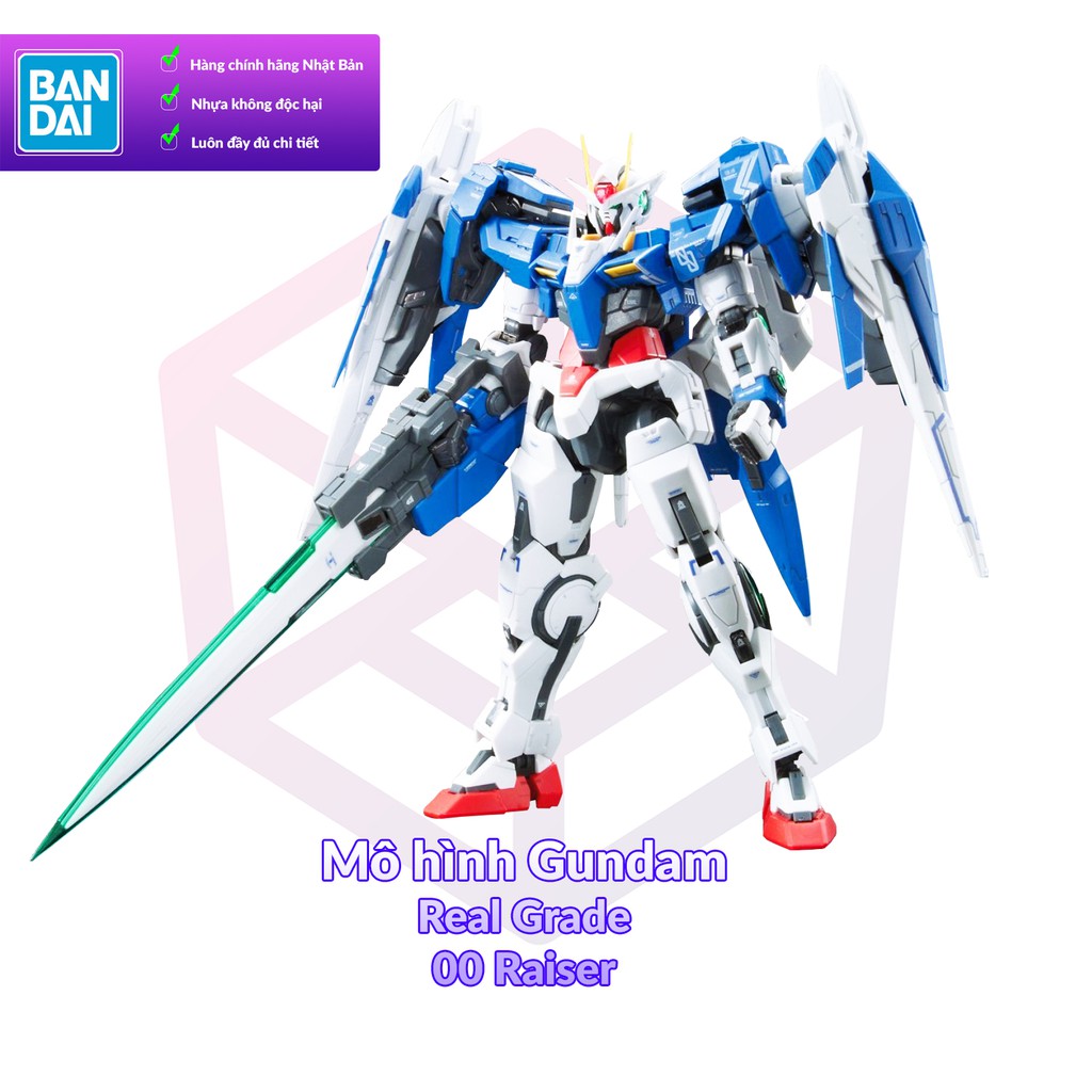 Mô Hình Gundam Bandai RG 18 Gundam 00 Raiser 1/144 Gundam 00 [GDB] [BRG]