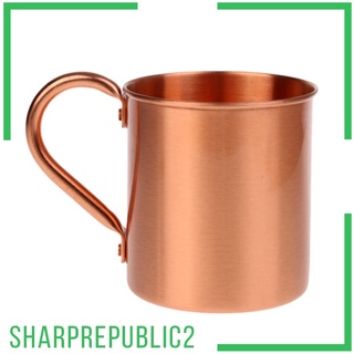 350ml 100% Pure Copper Drinking Cold Beer Bar Mug Coffee Tea Cup with Handle