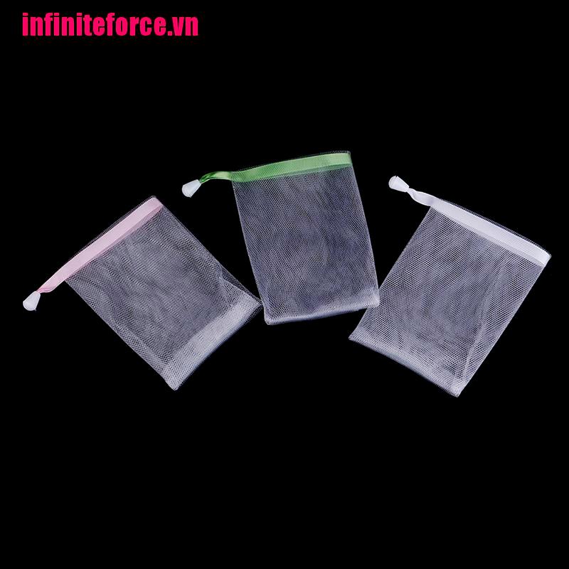 Túi Lưới Dây Rút Bằng Nylon Tẩy Tế Bào Chết Tiện Dụng