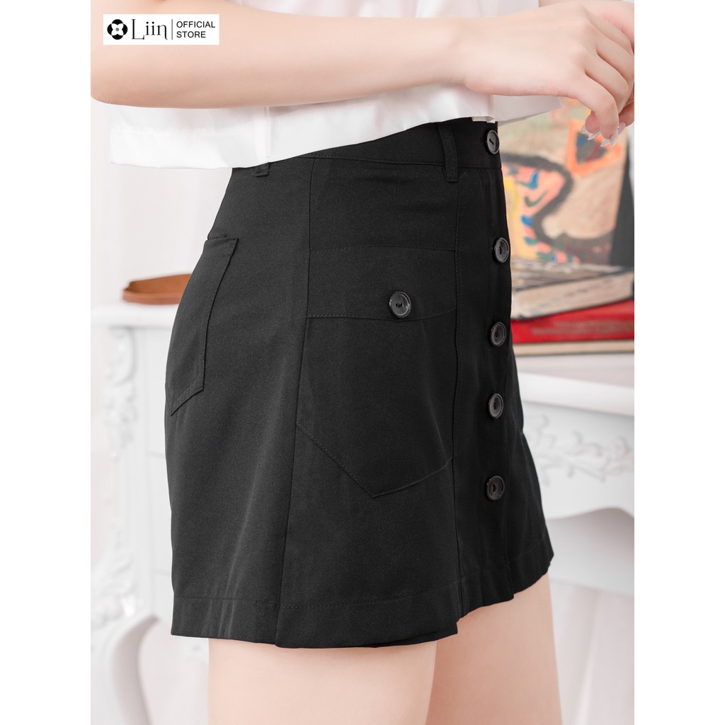 Quần giả váy nữ Linbi nhiều màu, thiết kế trẻ trung, xinh xắn Liin clothing Q3576