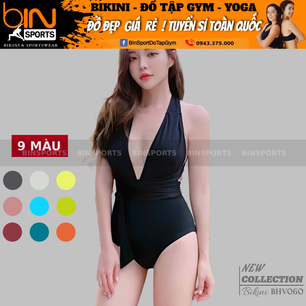 Bộ Bơi Nữ 1 Mảnh Nhiều Màu Freesize Bin Sports BHV060