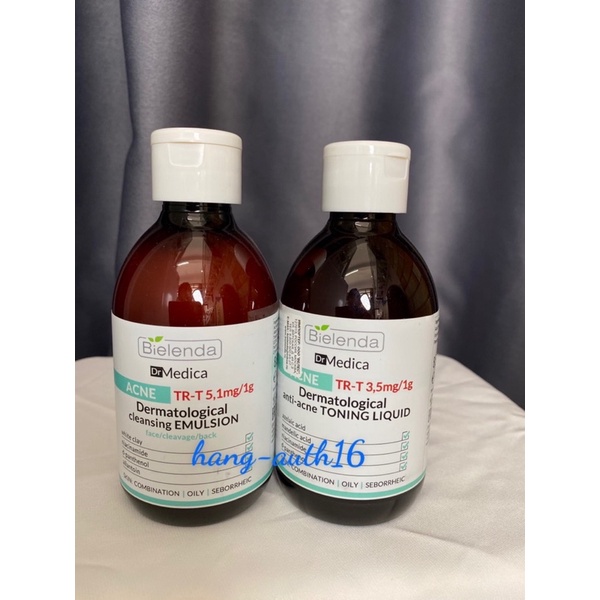 Sữa Rửa Mặt Nước Hoa Hồng Dr Medica Acne Bielenda