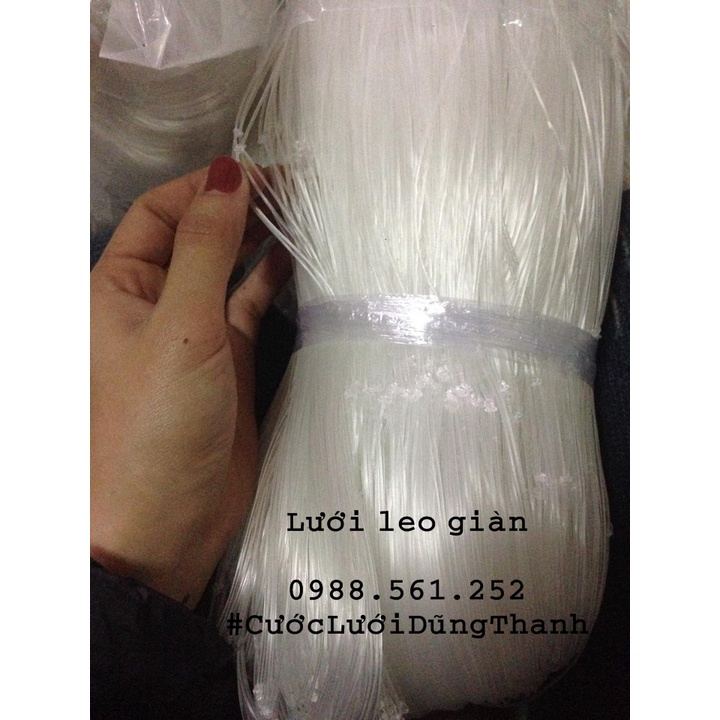 Combo 5m khổ cao 2m lưới giàn cây leo tiện ích, trồng rau đô thị, hạt giống cây leo giàn dưa chuột, bầu bí, mướp