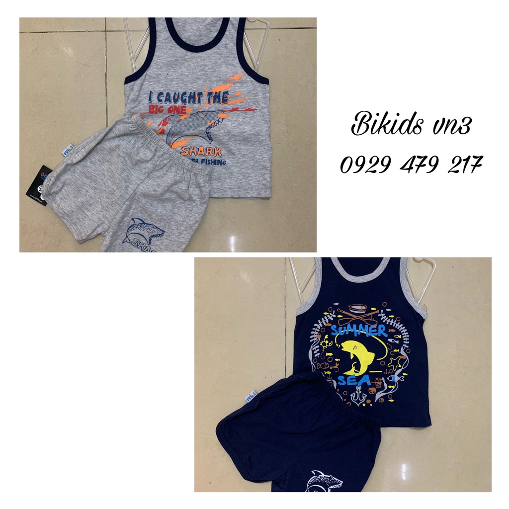 THANH LÝ - (DA070) bộ ba lỗ cho bé 3-24m