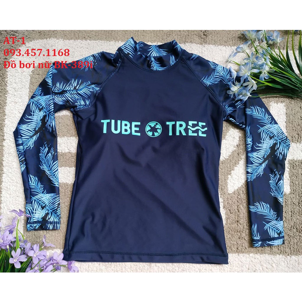 [HÌNH THẬT] Đồ bơi nữ áo tắm biển dài tay quần short năng động BK-389i