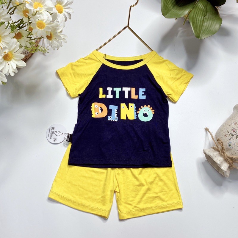 Bộ quần áo cộc tay cho bé 1-5 tuổi❤️ Bộ cộc tay K.Woo chất cotton lạnh siêu mềm mịn