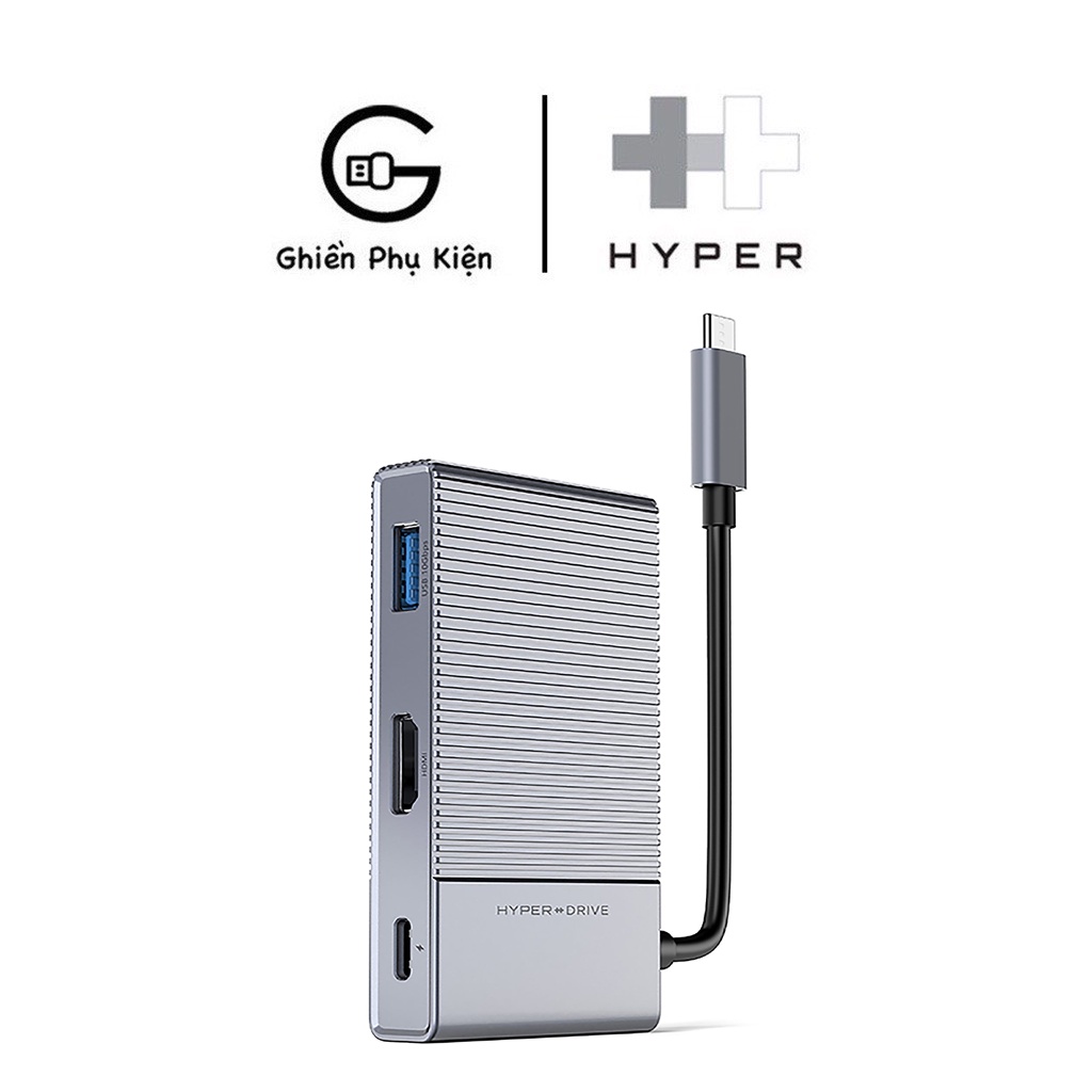 Cổng Chuyển HyperDrive Gen 2 6-IN-1 USB-C Hub For Macbook, iPad Pro, PC &amp; Devices - G206