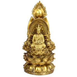 Tượng tam phật bột đá màu