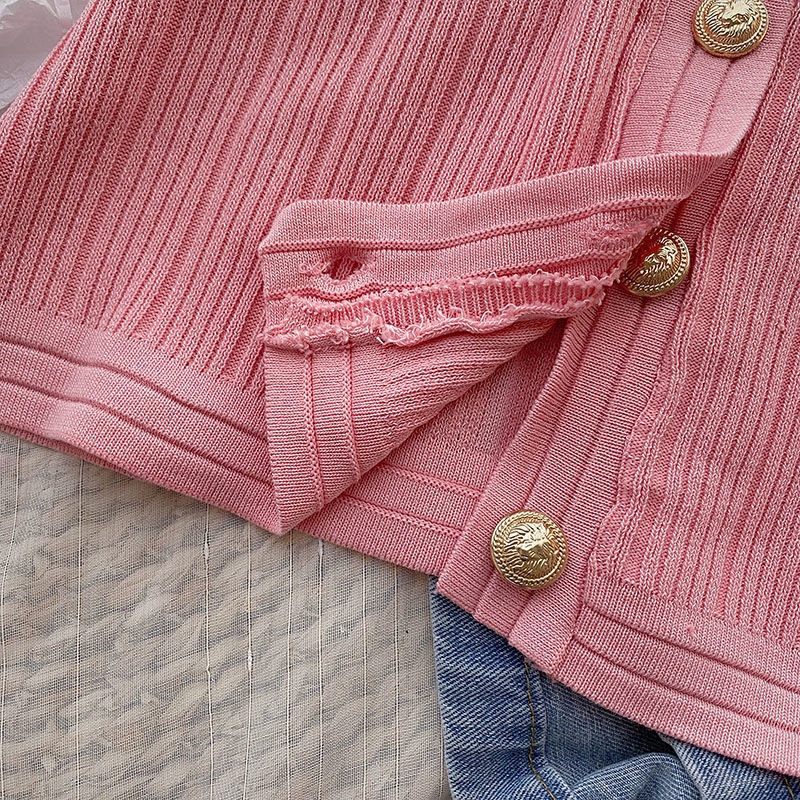 Áo Len Montoghi Cúc Vàng To Ôm Dáng Thời Thượng Smide Clothing