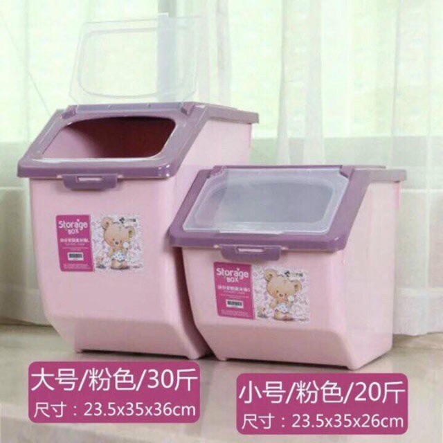 [Freeship 99k] Thùng đựng gạo size to 15kg