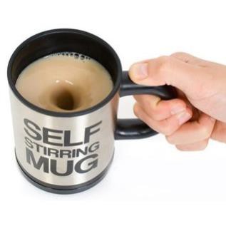 Cốc Pha Cà Phê Thông Minh Tự Khuấy Self Stirring Mug, Dùng Pin Tiện Dụng