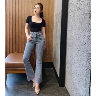 Áo Thun Cổ Vuông ( kèm ảnh thật )