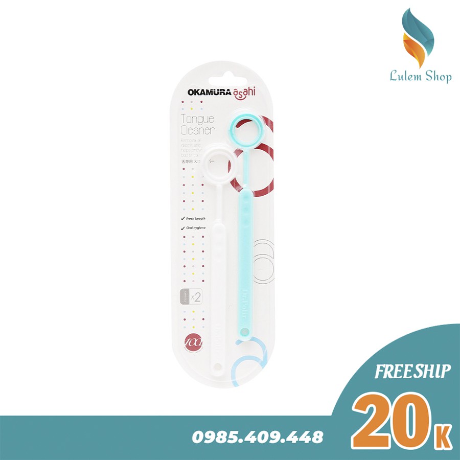 Dụng cụ cạo lưỡi đôi Okamura Asahi