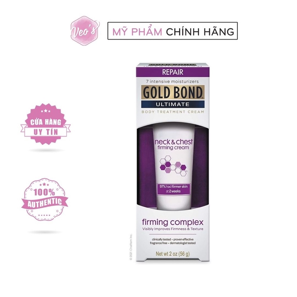 Kem dưỡng cổ và ngực Gold Bond Ultimate Neck And Chest Firming Cream