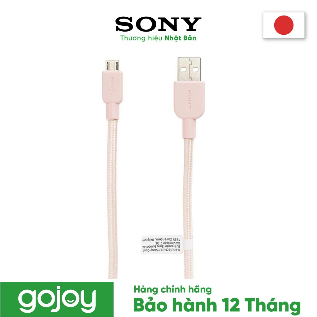 Cáp MICRO USB 1.5m SONY CP-ABP150 3 màu - Bảo hành chính hãng 12 tháng